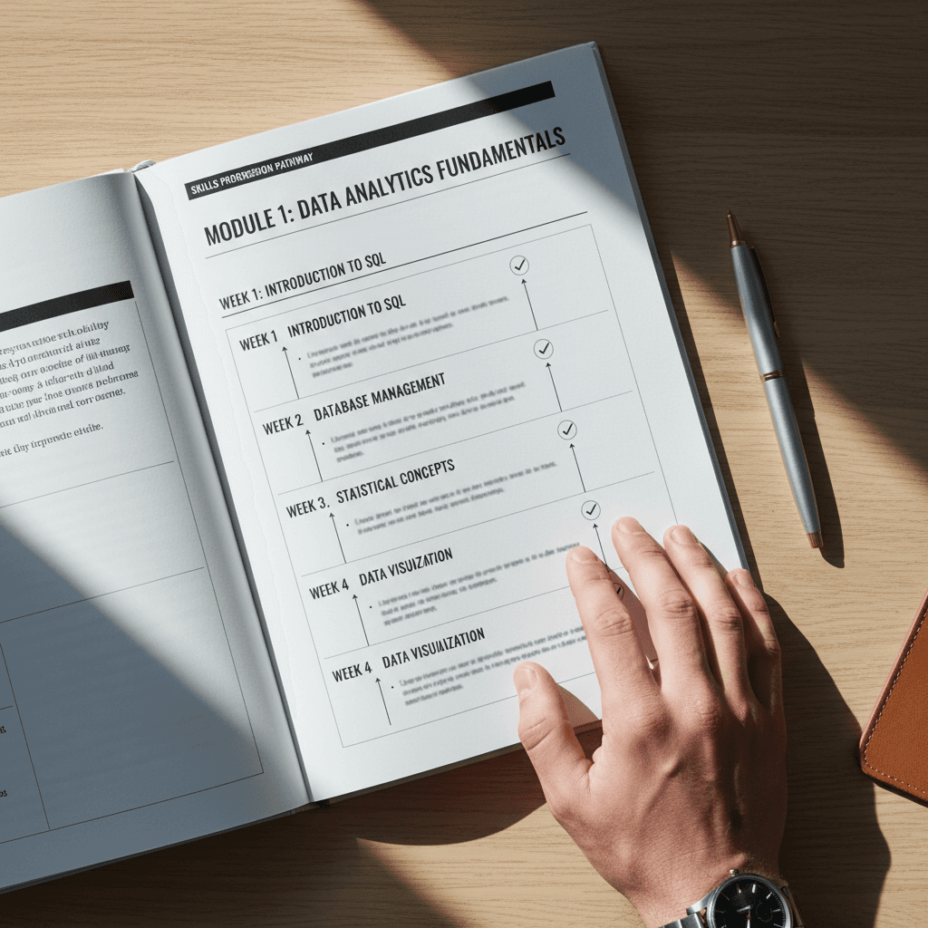 Structured curriculum and learning progression materials